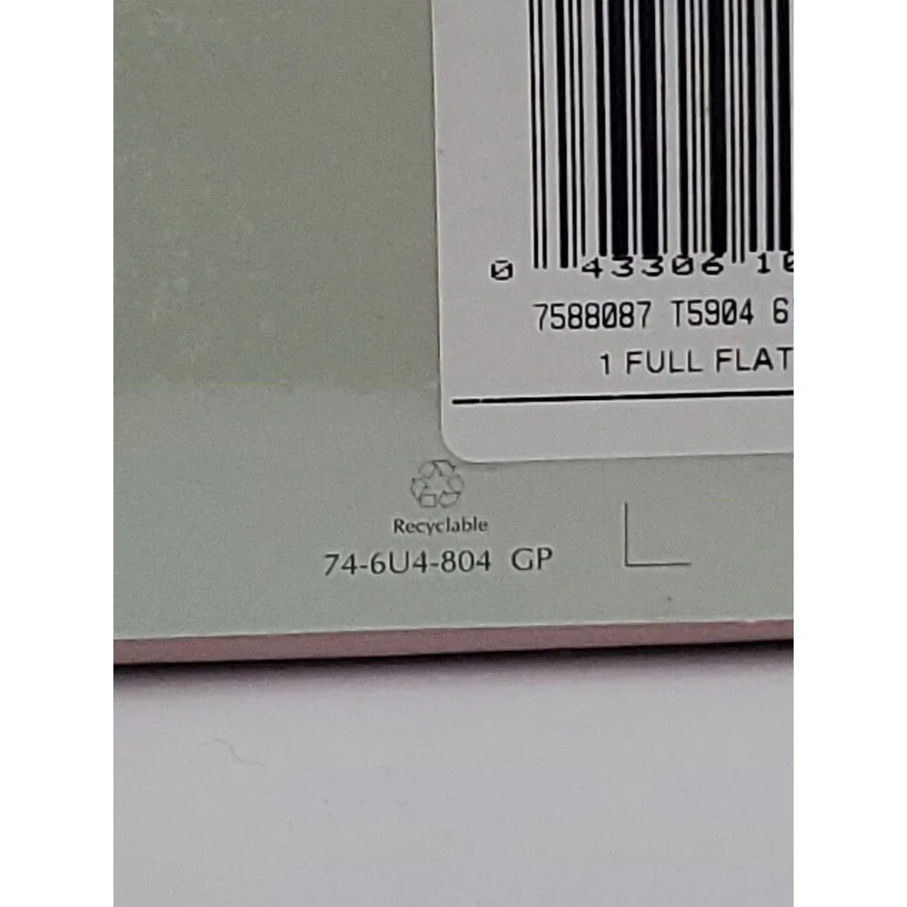 Jubilee Full‎ Flat Sheet - NOS/Percale 180 By Cannon/Made In USA/Bedding/Pink
